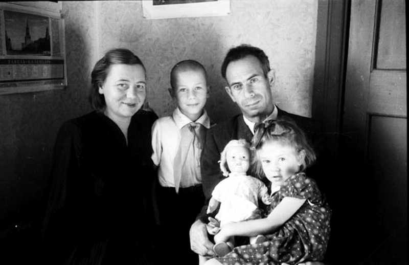 Борис Фрадкин с семьей