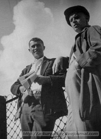 Анатолий Скурихин и Александр Родченко. 1933 г. фото Дмитрия Дебабова